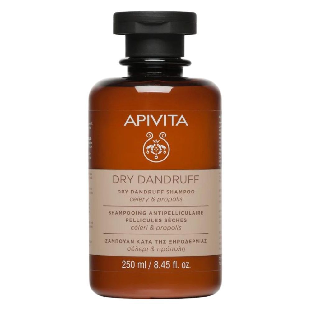 Apivita Shampooing Anti-Pellicules Sèches Celery & Propolis – 250ml