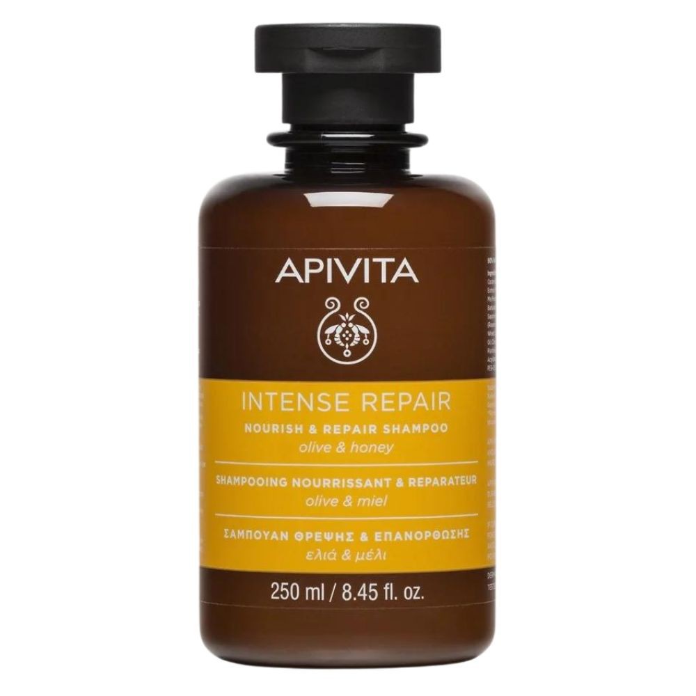 Apivita Shampooing Nourrissant Réparateur Olive & Miel – 250ml