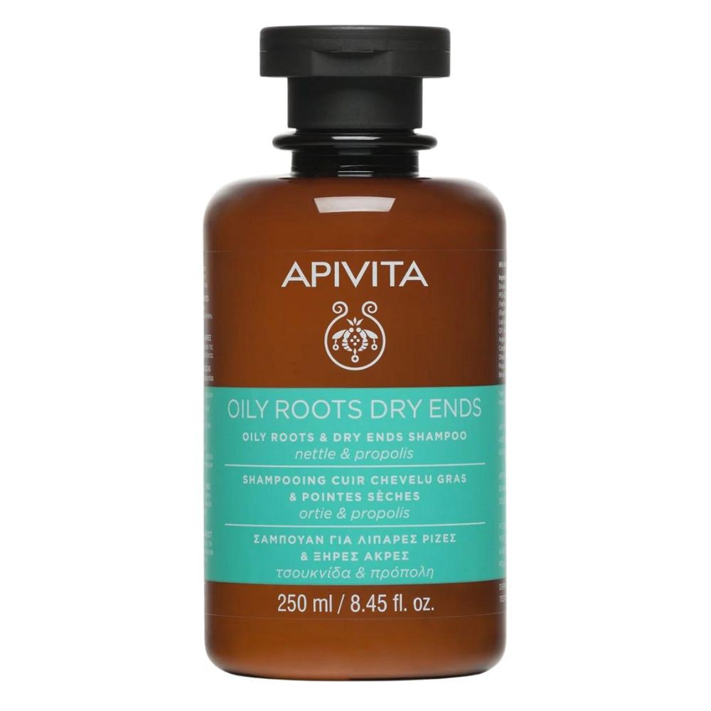 Apivita Shampooing Racines Grasses & Pointes Sèches – 250ml