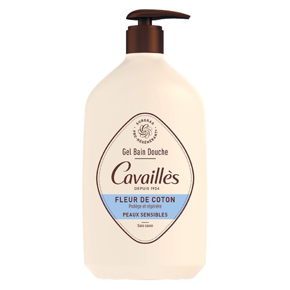 Rogé Cavaillès Gel Bain Douche Surgras Fleur de Coton – 1L