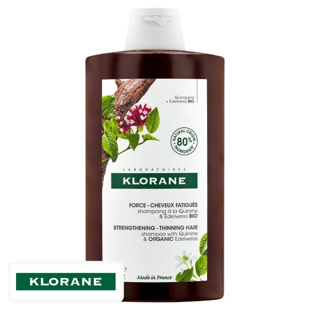 Klorane Quinine & Edelweiss Bio Shampooing Fortifiant – 400ml