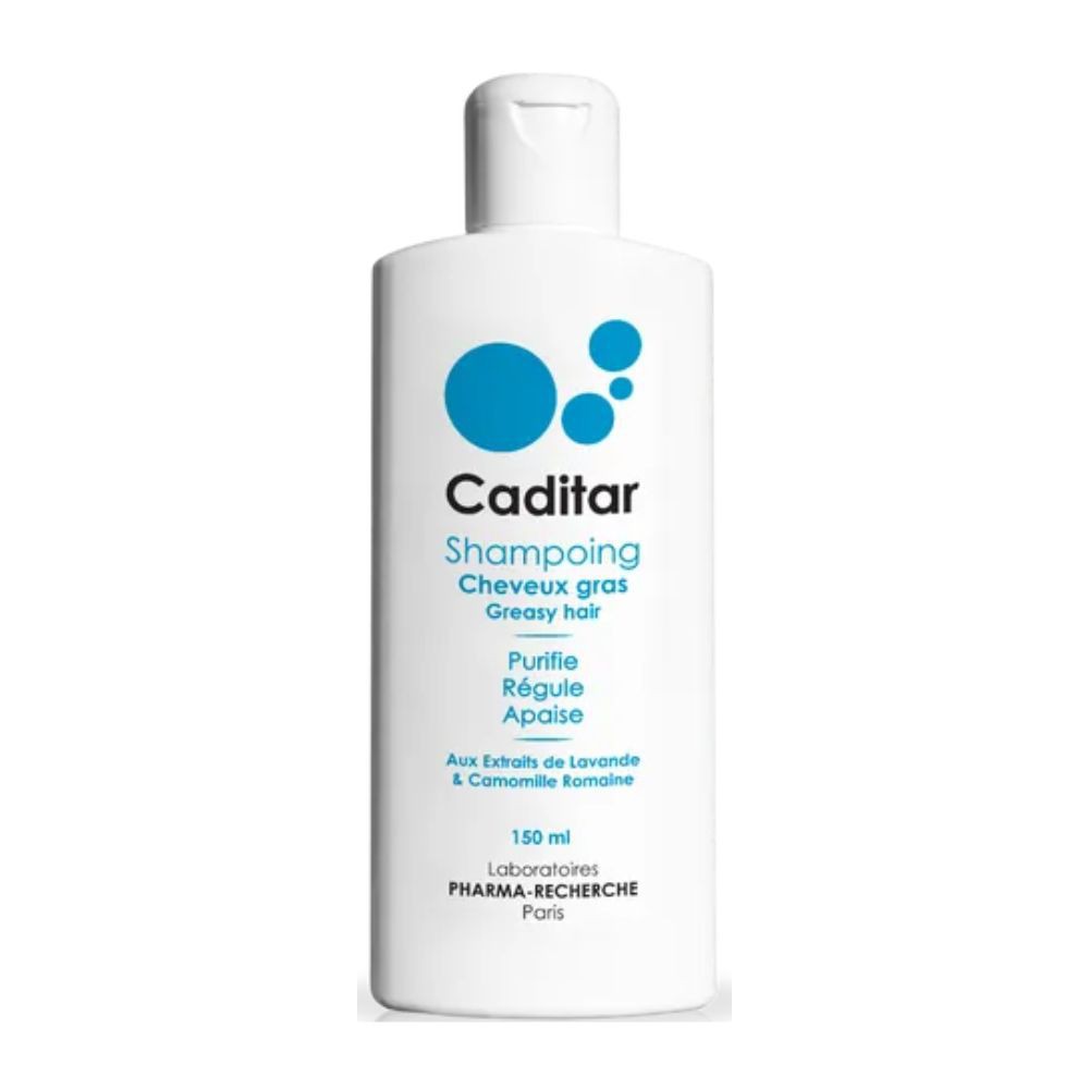 Caditar Shampooing Cheveux Gras Purifiant Apaisant & Régulateur – 150ml