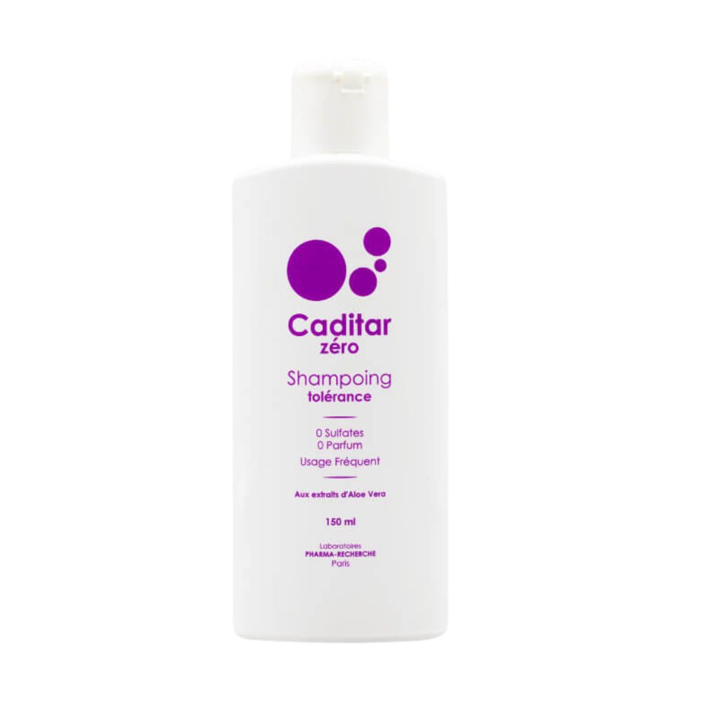 Caditar Shampooing Zéro Tolérance sans Sulfates, sans Parfum Usage Fréquent – 150ml