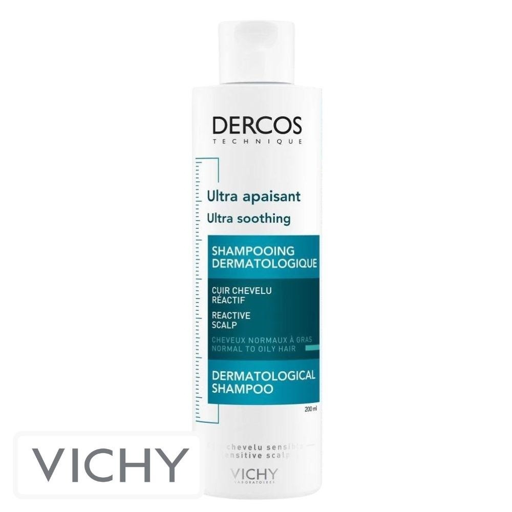 Vichy Dercos Technique Shampooing Ultra Apaisant Cheveux Normaux à Gras – 200ml