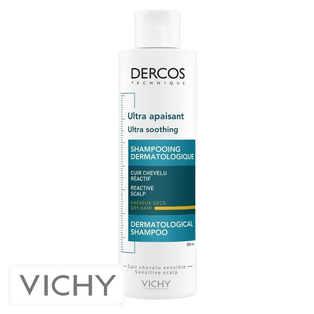 Vichy Dercos Technique Shampooing Ultra Apaisant Cheveux Secs – 200ml