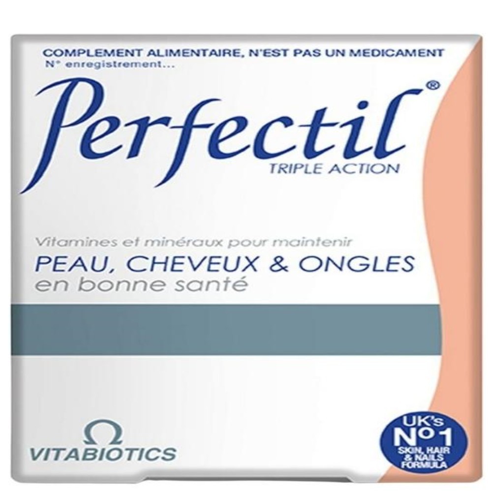 Perfectil Triple Action Peau, Cheveux & Ongles – 30 comprimés