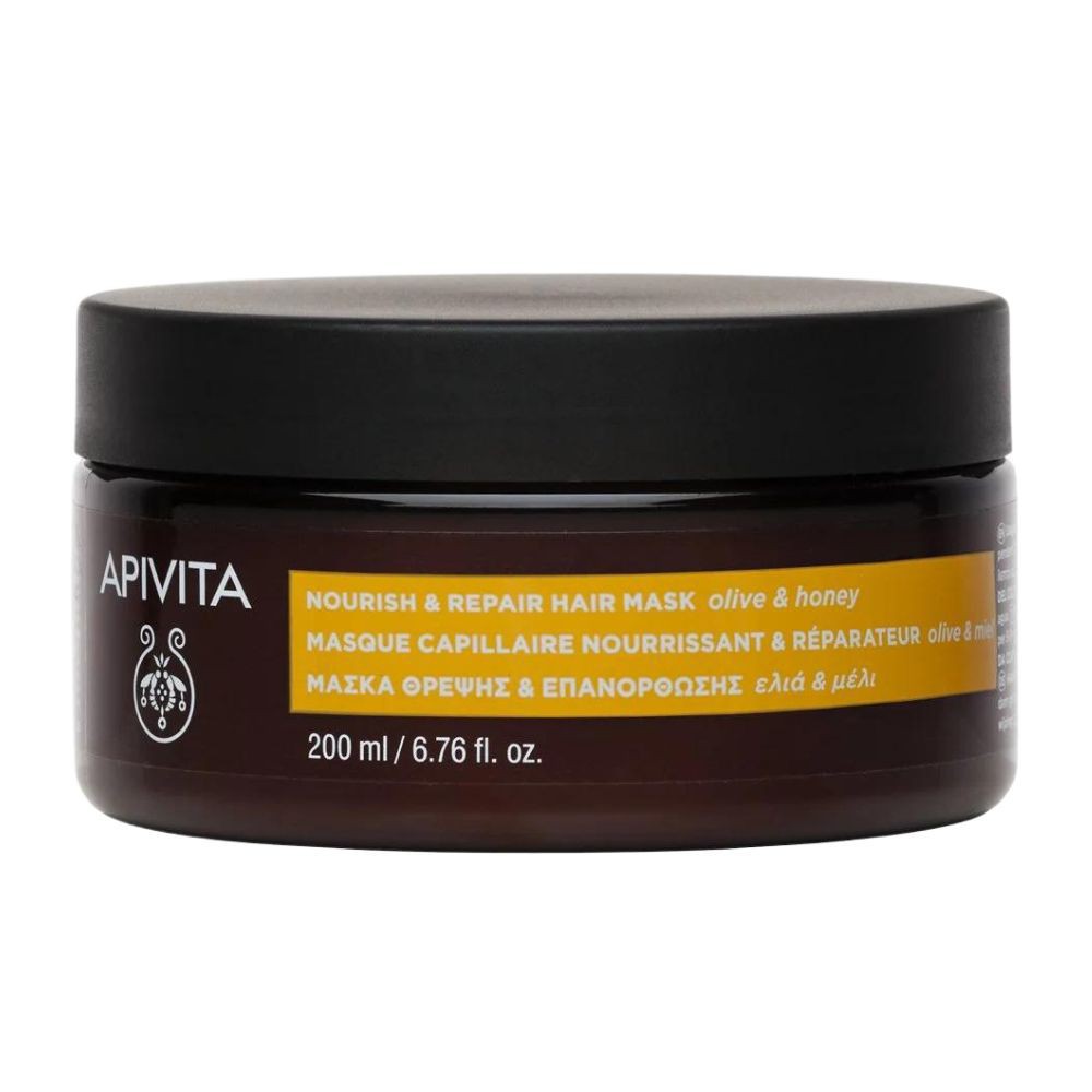 Apivita Masque Nourrissant & Réparateur Olive & Miel – 200ml