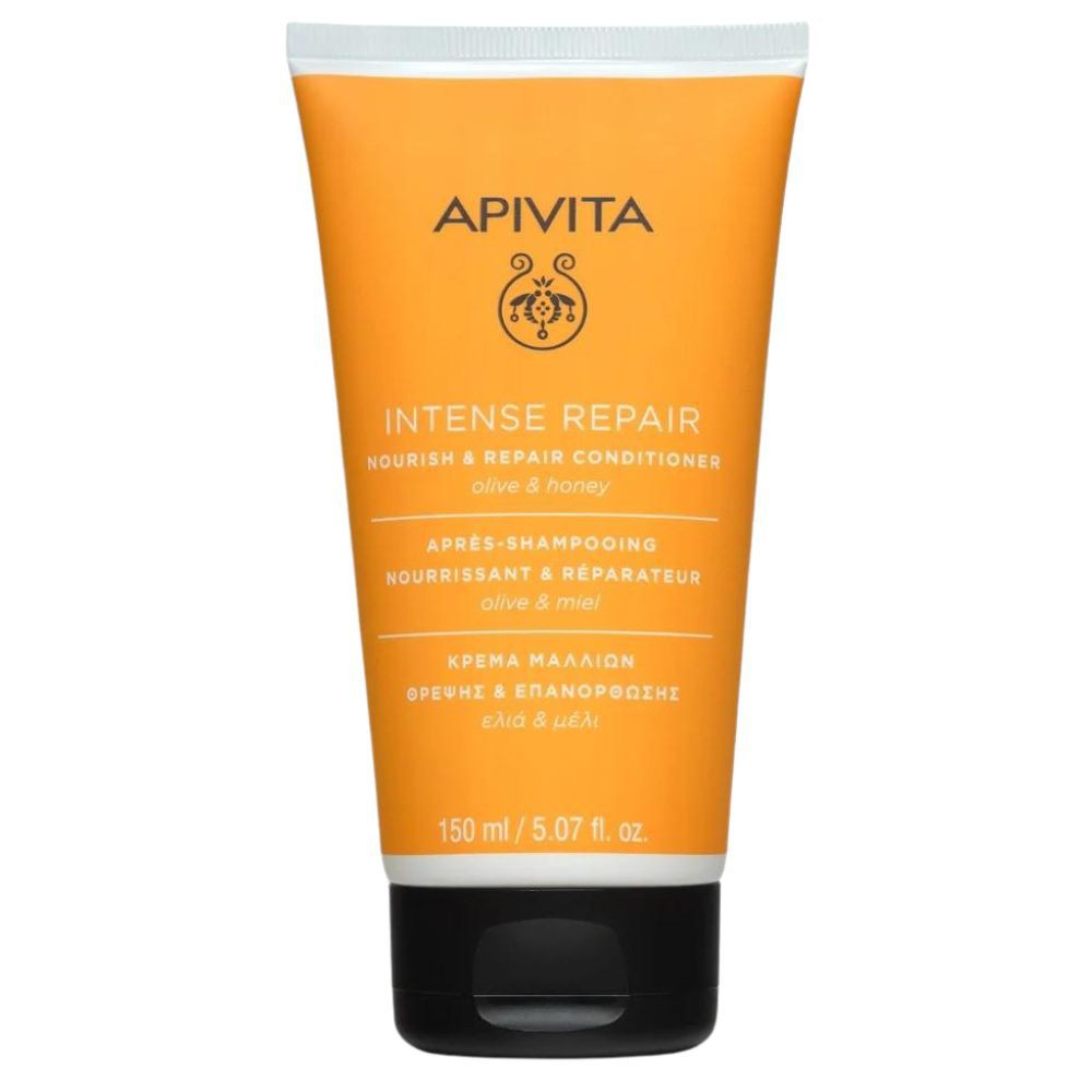 Apivita Après-Shampooing Nourrissant Réparateur Olive & Miel – 150ml