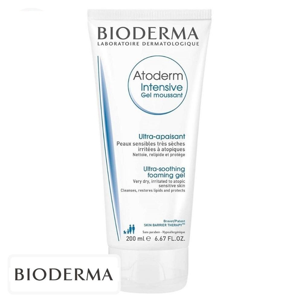 Bioderma Atoderm Intensive Gel Moussant Nettoyant Ultra-Apaisant – 200ml