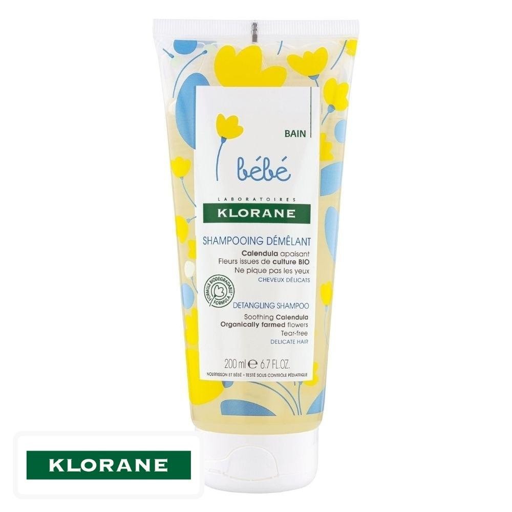 Klorane Bébé Shampooing Démêlant au Calendula – 200ml