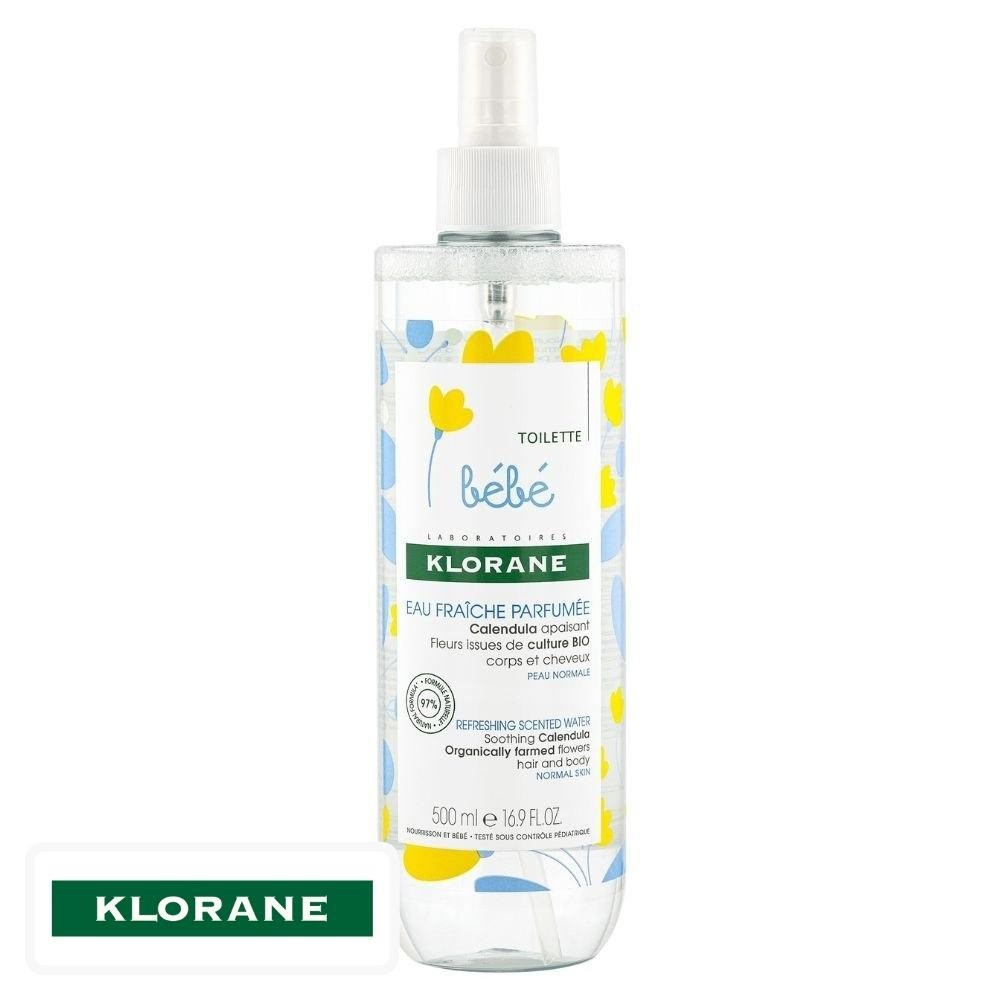 Klorane Bébé Eau Fraîche Parfumée au Calendula – 500ml