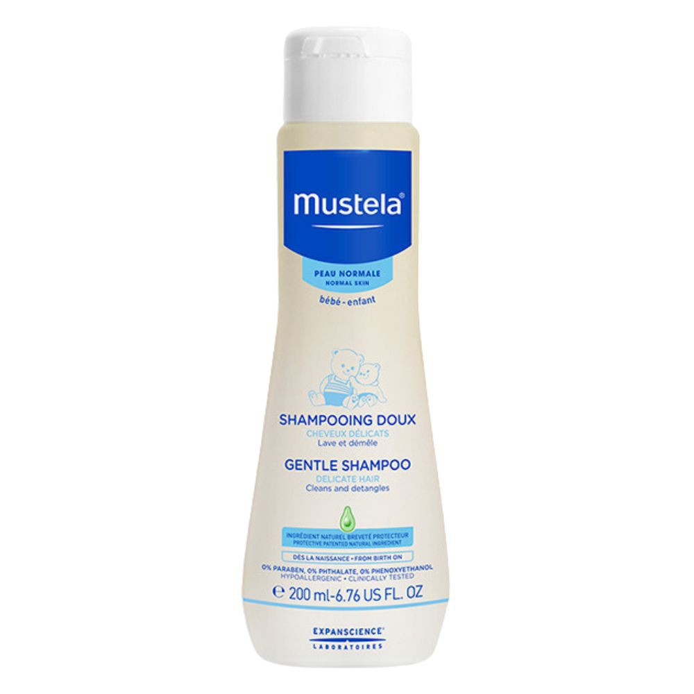 Mustela Shampooing Doux Cheveux Délicats Lave & Démêle – 200ml