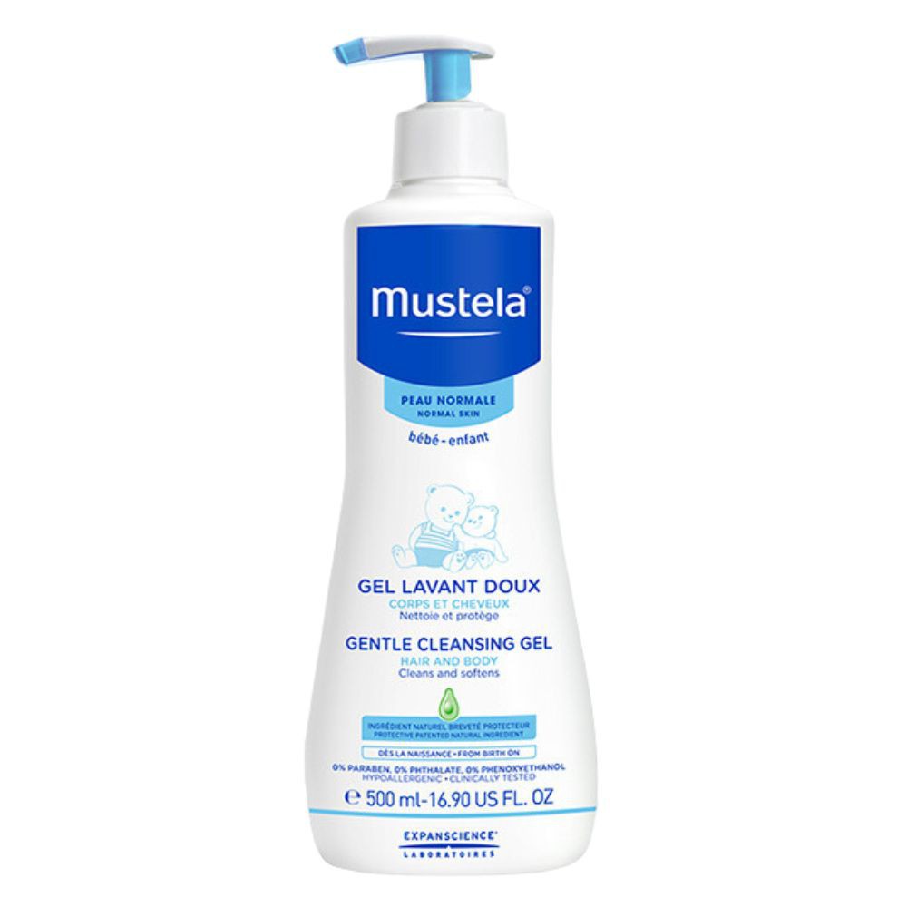 Mustela Gel Lavant Doux Nettoie & Protège Peau Normale – 500ml