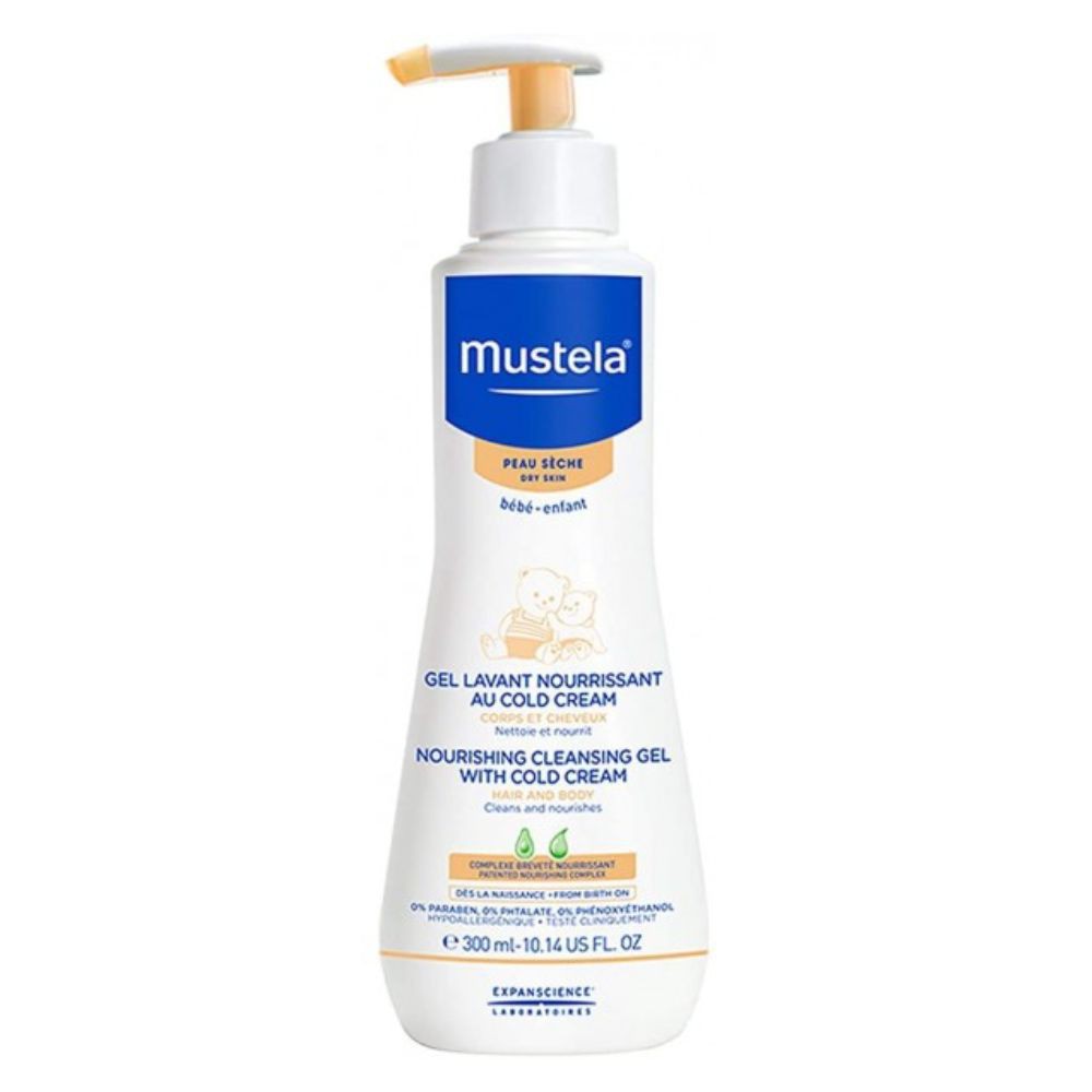 Mustela Gel Lavant Nourrissant au Cold Cream Peau Sèche – 300ml