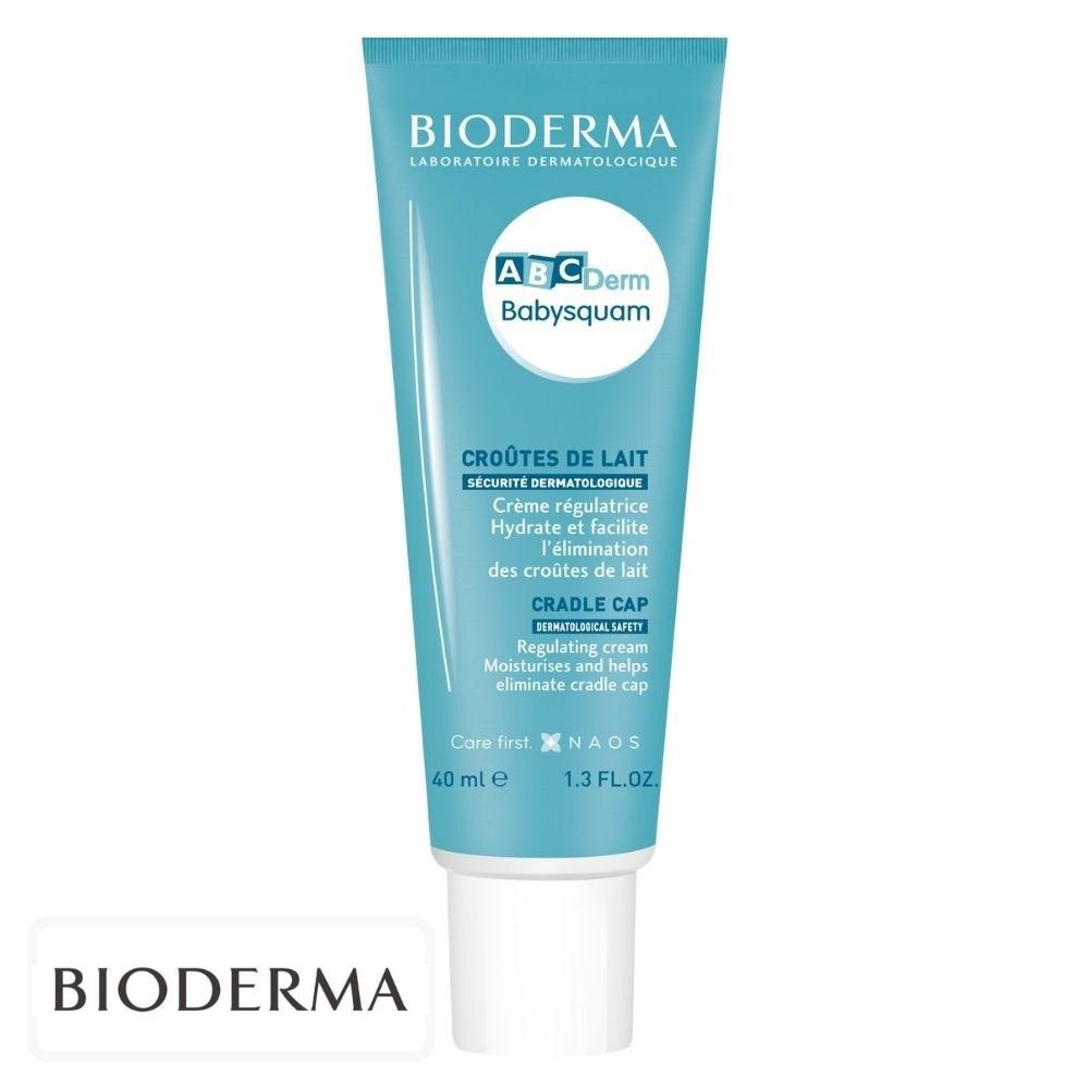 Bioderma ABCDerm Babysquam Croûtes de Lait Crème Hydratante Régulatrice – 40ml