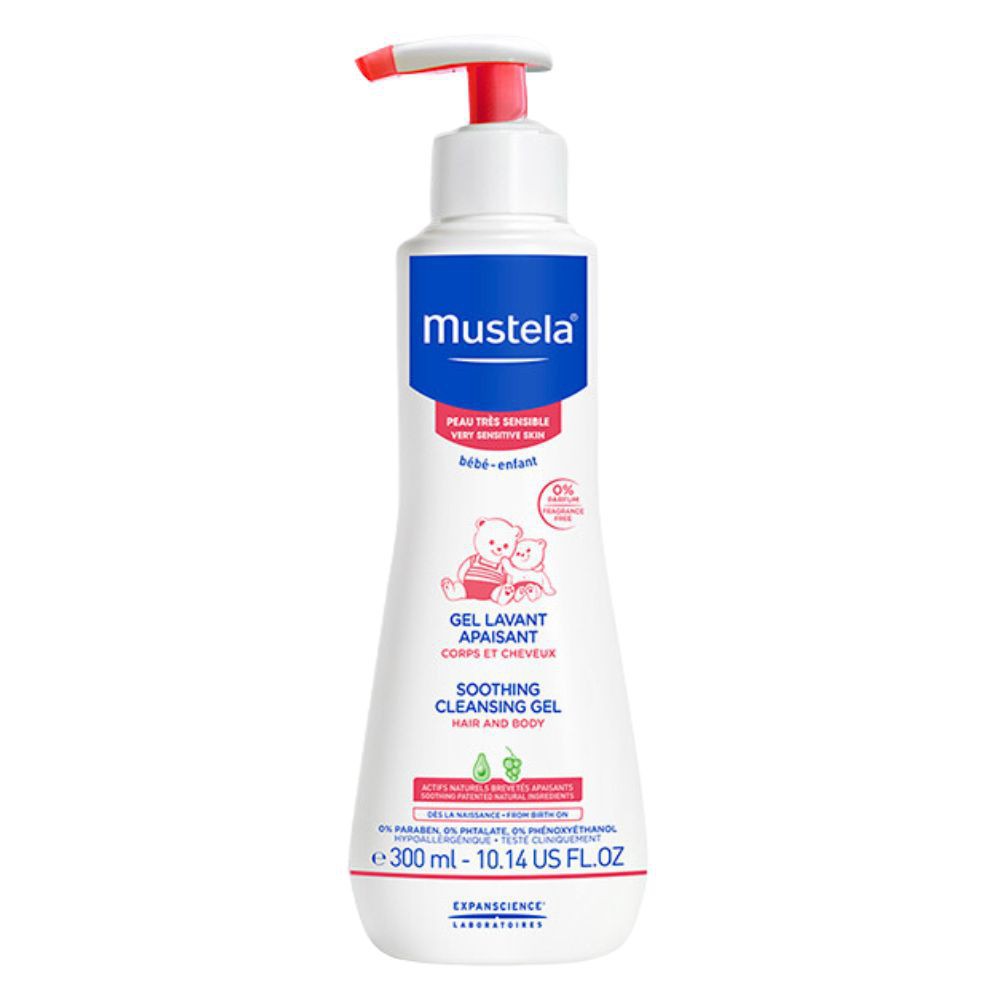 Mustela Gel Lavant Apaisant Peau Sensible – 300ml