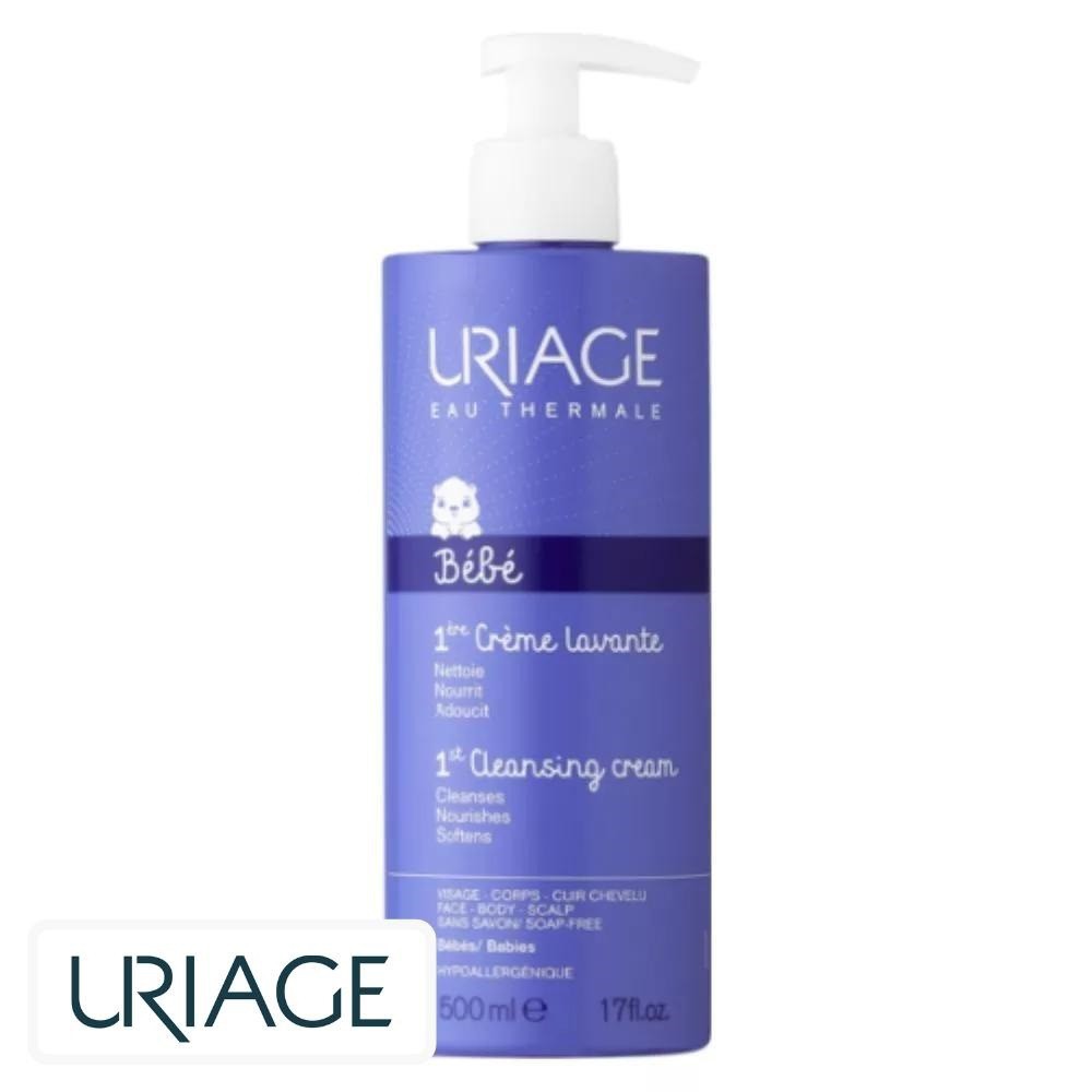 Uriage Bébé 1ère Crème Lavante Moussante Sans Savon – 500ml