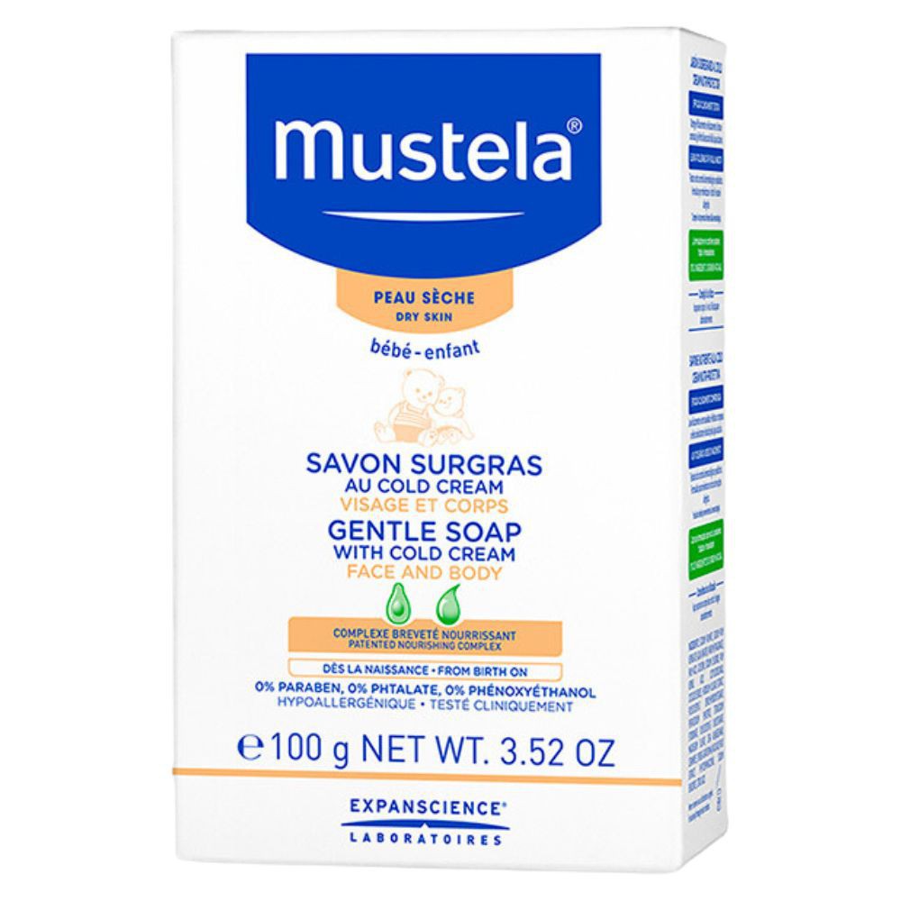 Mustela Savon Surgras au Cold Cream Peau Sèche – 100g