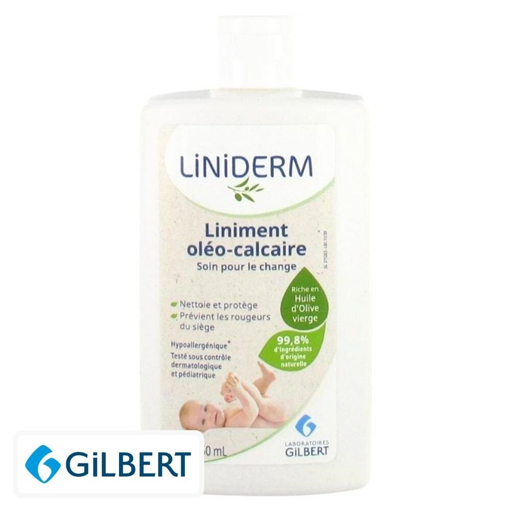 Gilbert Liniderm Liniment Oléo-Calcaire pour le Change – 250ml