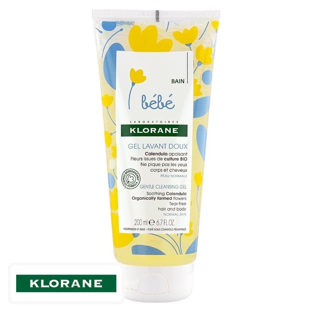 Klorane Bébé Gel Lavant Doux au Calendula – 200ml