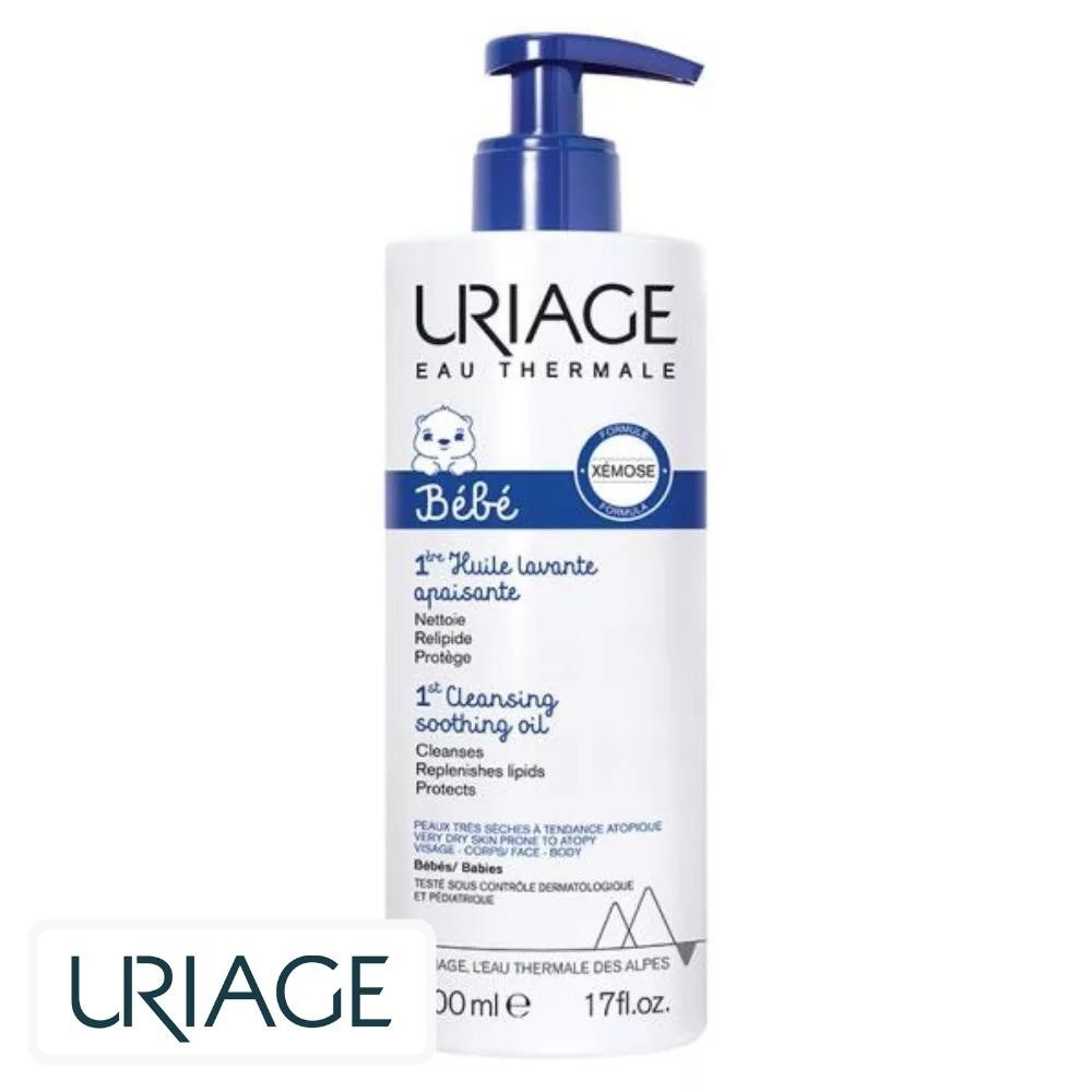 Uriage Bébé 1ère Huile Lavante Apaisante – 500ml