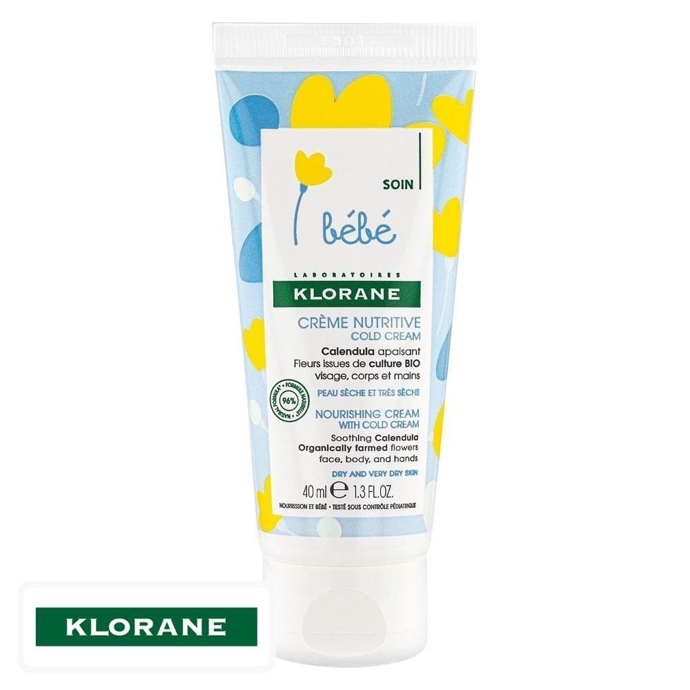 Klorane Bébé Crème Nutritive au Cold Cream – 40ml