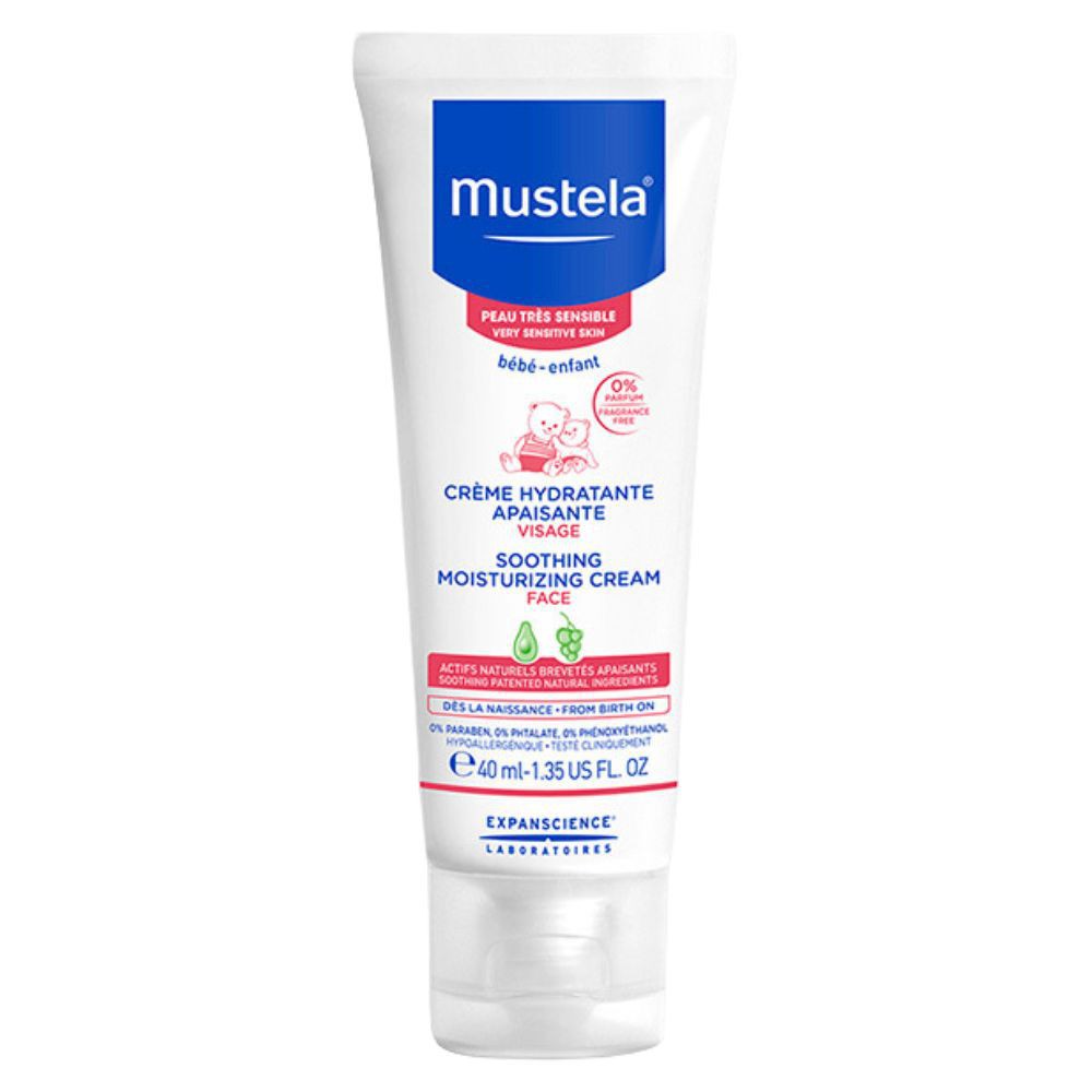 Mustela Crème Hydratante Apaisante Peau Sensible – 40ml