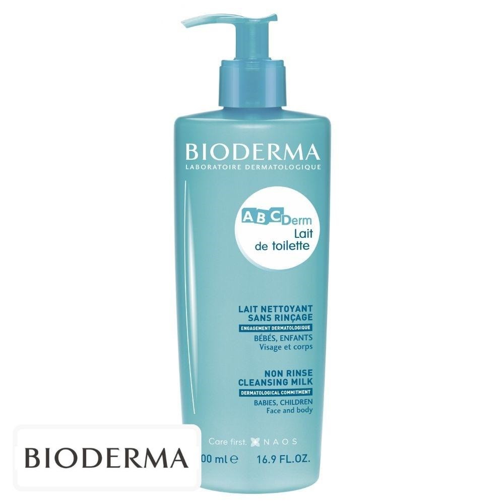 Bioderma ABCDerm Lait de Toilette Nettoyant Sans Rinçage – 500ml