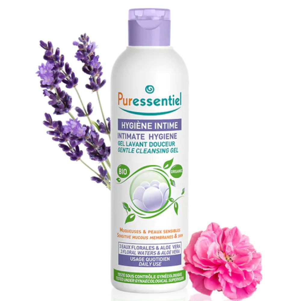 Puressentiel Hygiène Intime Gel Lavant Douceur aux 3 Eaux Florales & Aloe Vera – 250ml