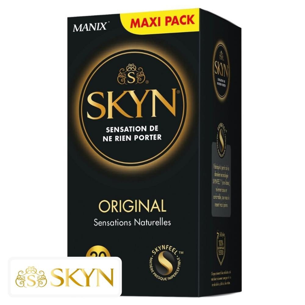 Manix Skyn Original Préservatifs Sensations Naturelles – 20 unités