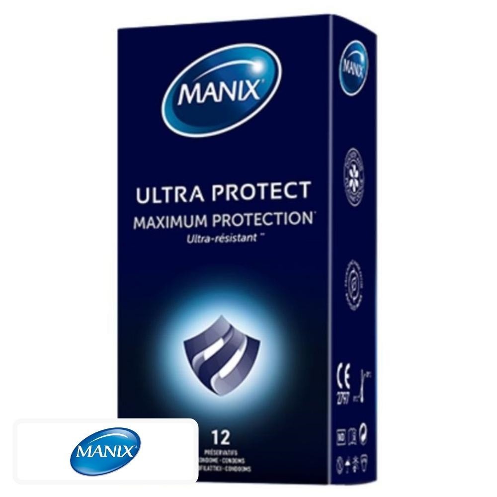 Manix Ultra Protect Préservatifs Maximum Protection Ultra-Résistants – 12 unités