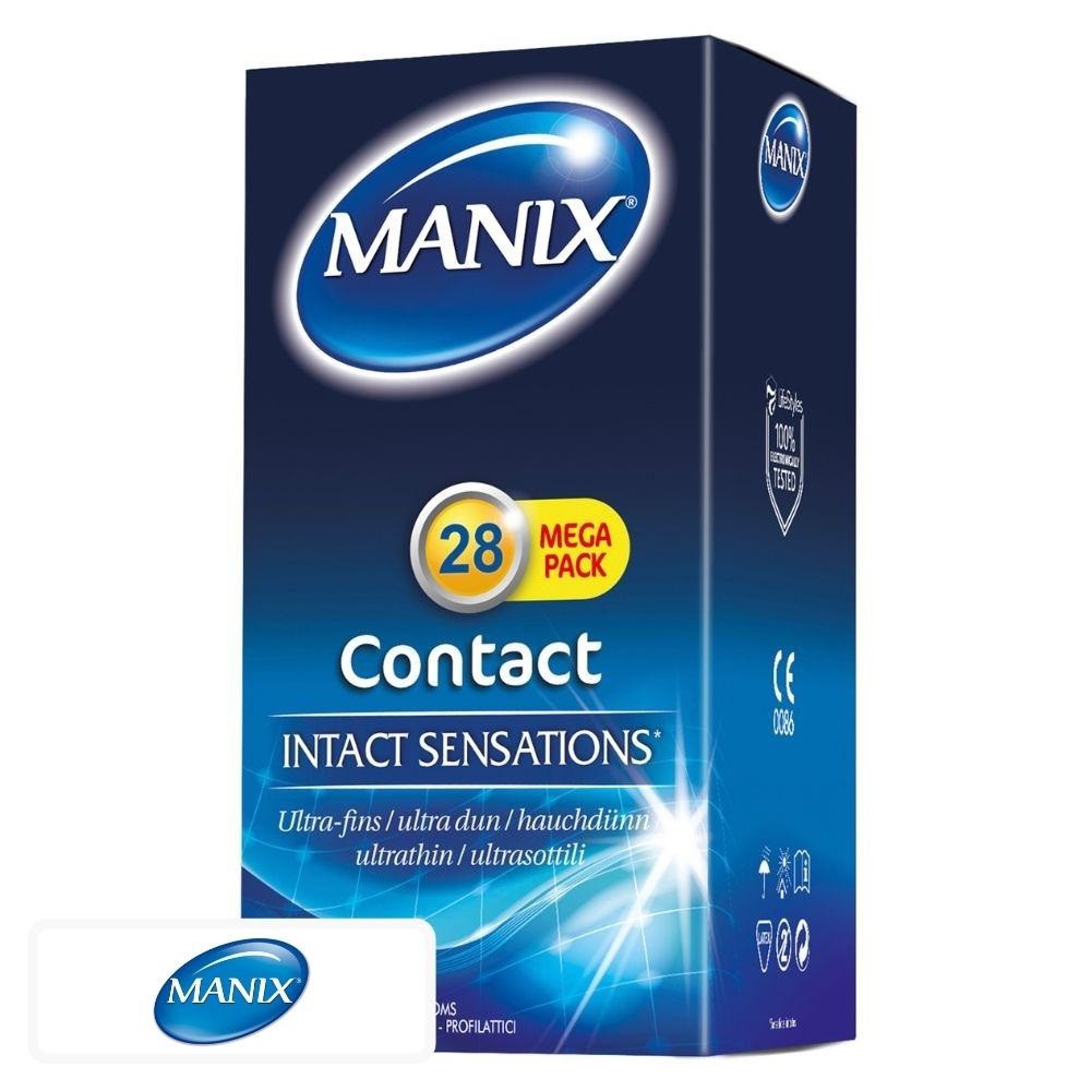 Manix Contact Préservatifs Sensations Intactes – 28 unités