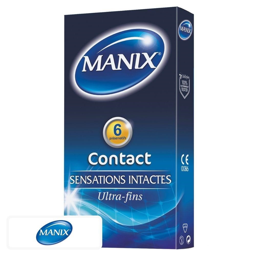 Manix Contact Préservatifs Sensations Intactes – 6 unités