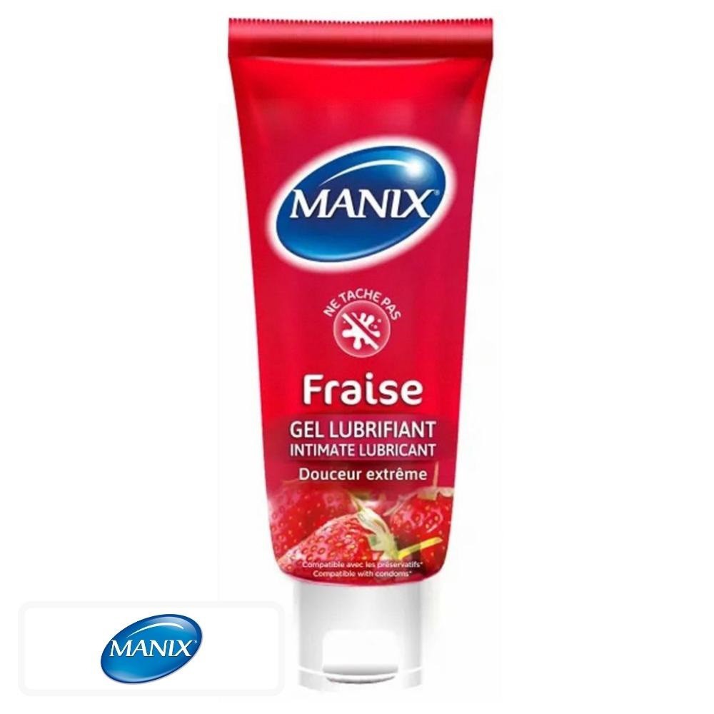 Manix Fraise Gel Lubrifiant Douceur Extrême – 80ml