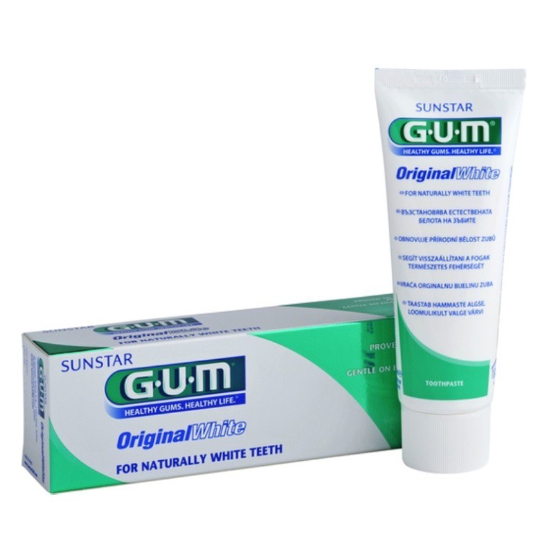 GUM ORIGINAL WHITE DENTIFRICE 75ml