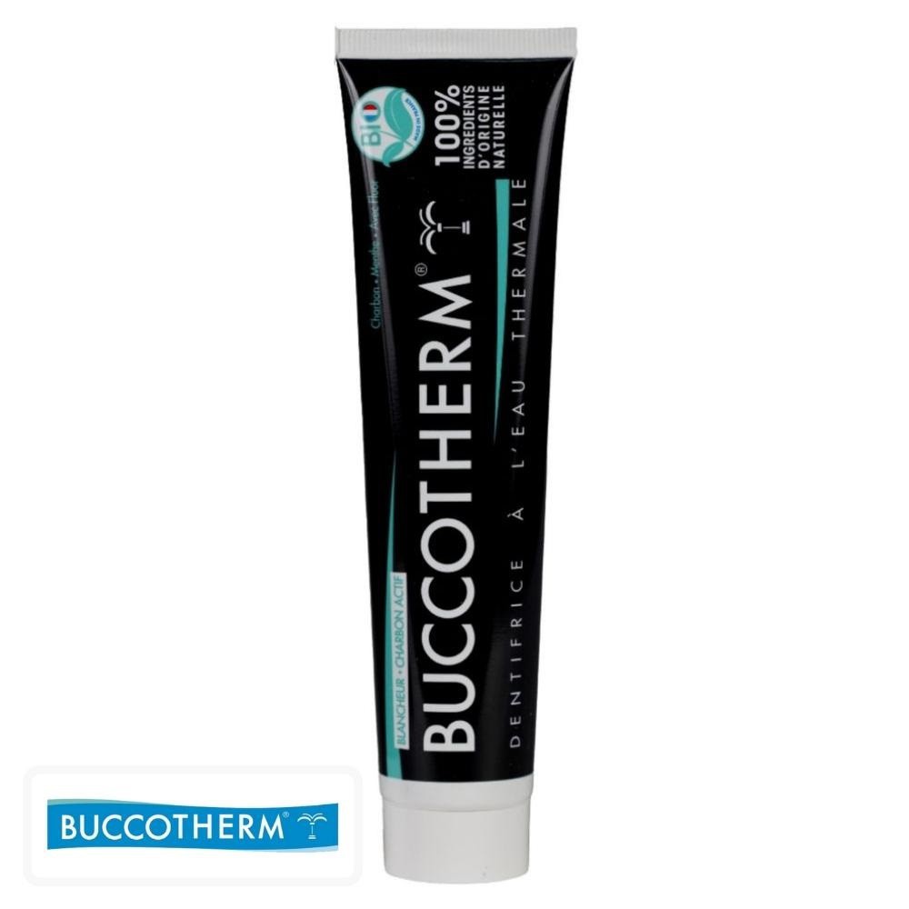 Buccotherm Dentifrice Blancheur au Charbon Actif – 75ml