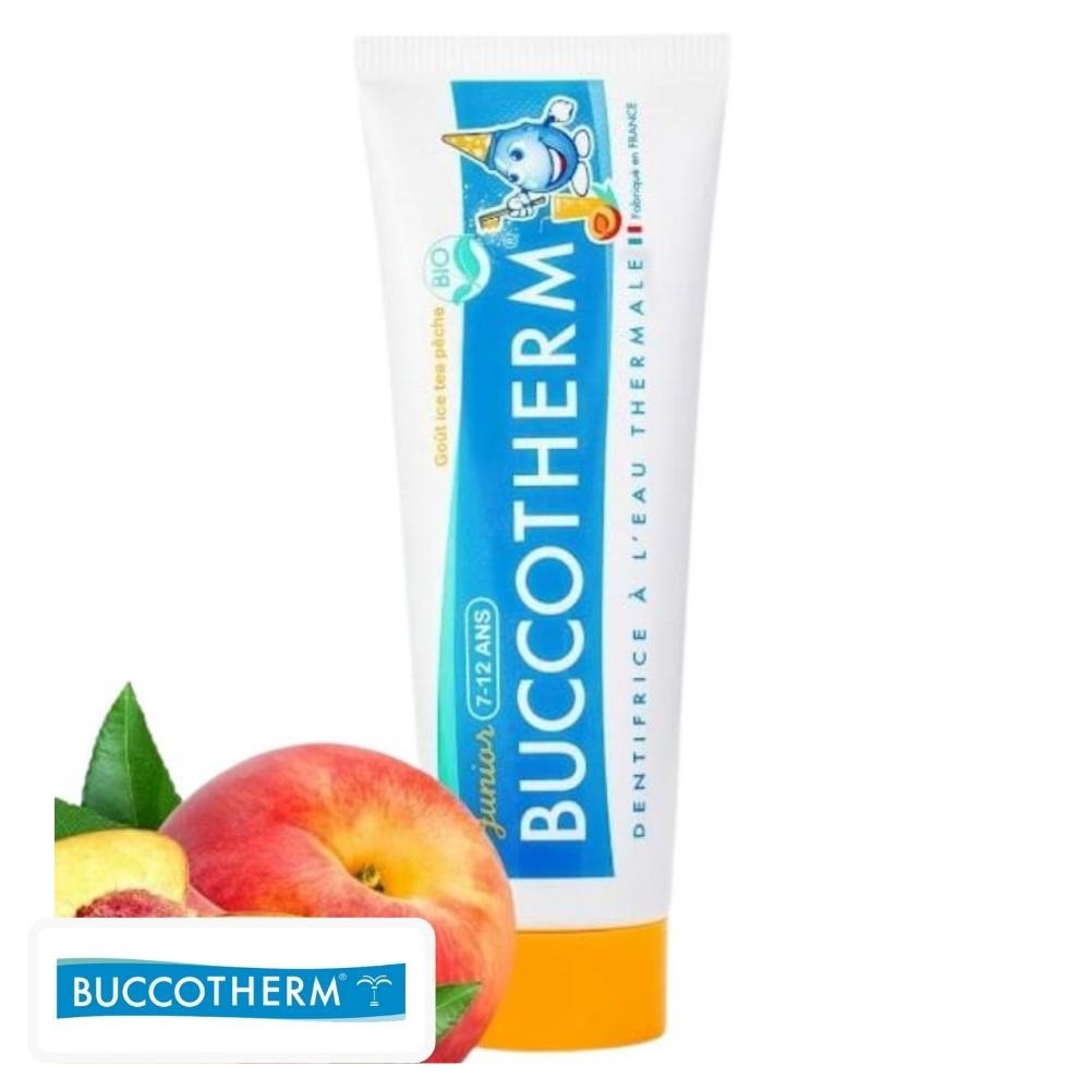 Buccotherm Dentifrice Junior 7-12ans Pêche – 50ml