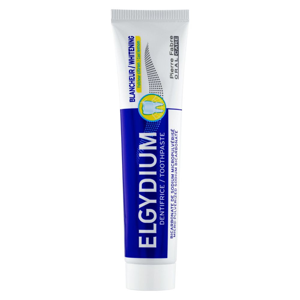 Elgydium Dentifrice Blancheur Fraîcheur Citron – 75ml