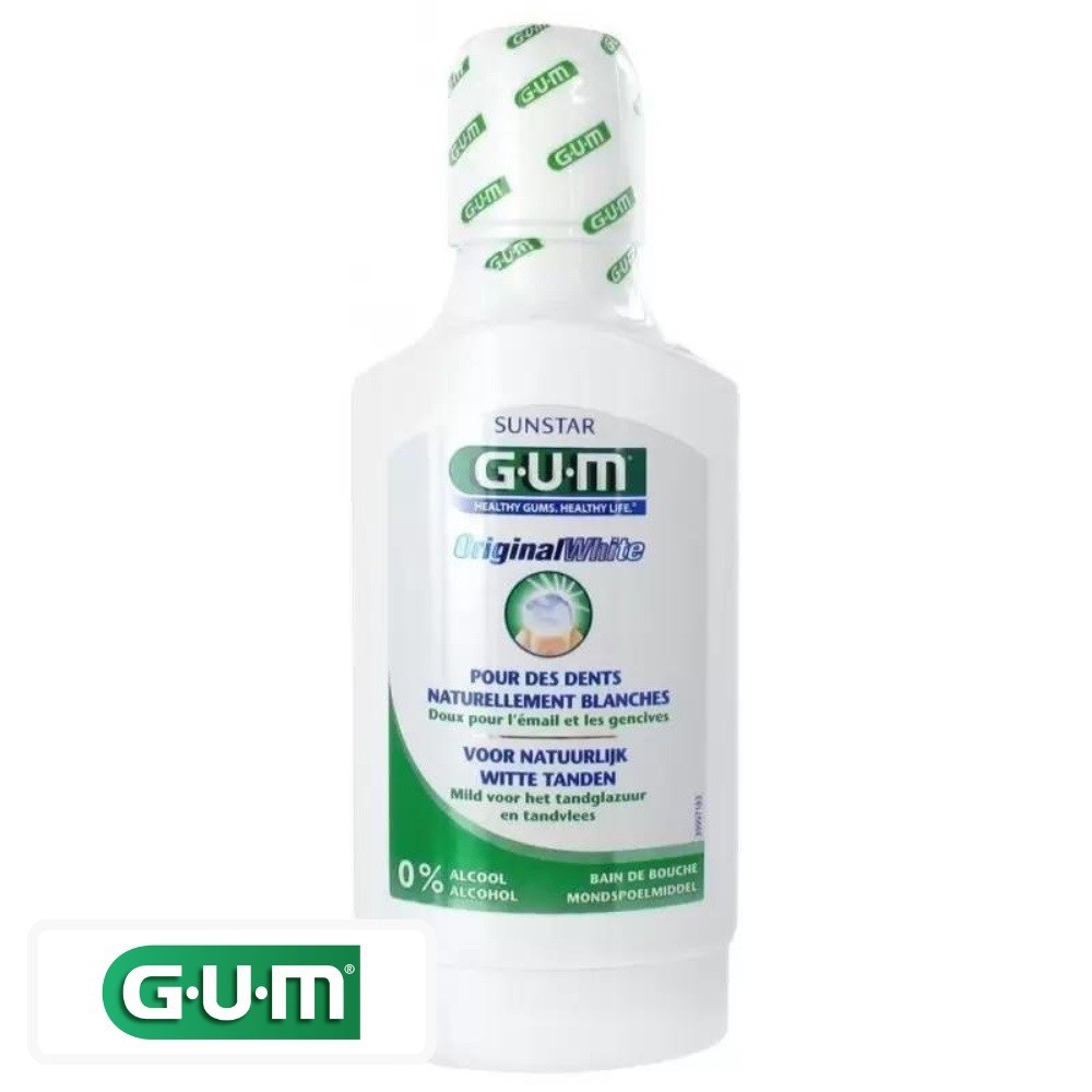 GUM ORIGINAL WHITE BAIN DE BOUCHE