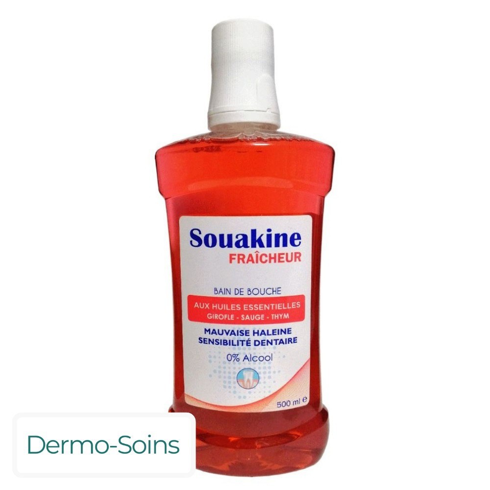 Dermo-Soins Souakine Bain de Bouche Fraîcheur – 500ml