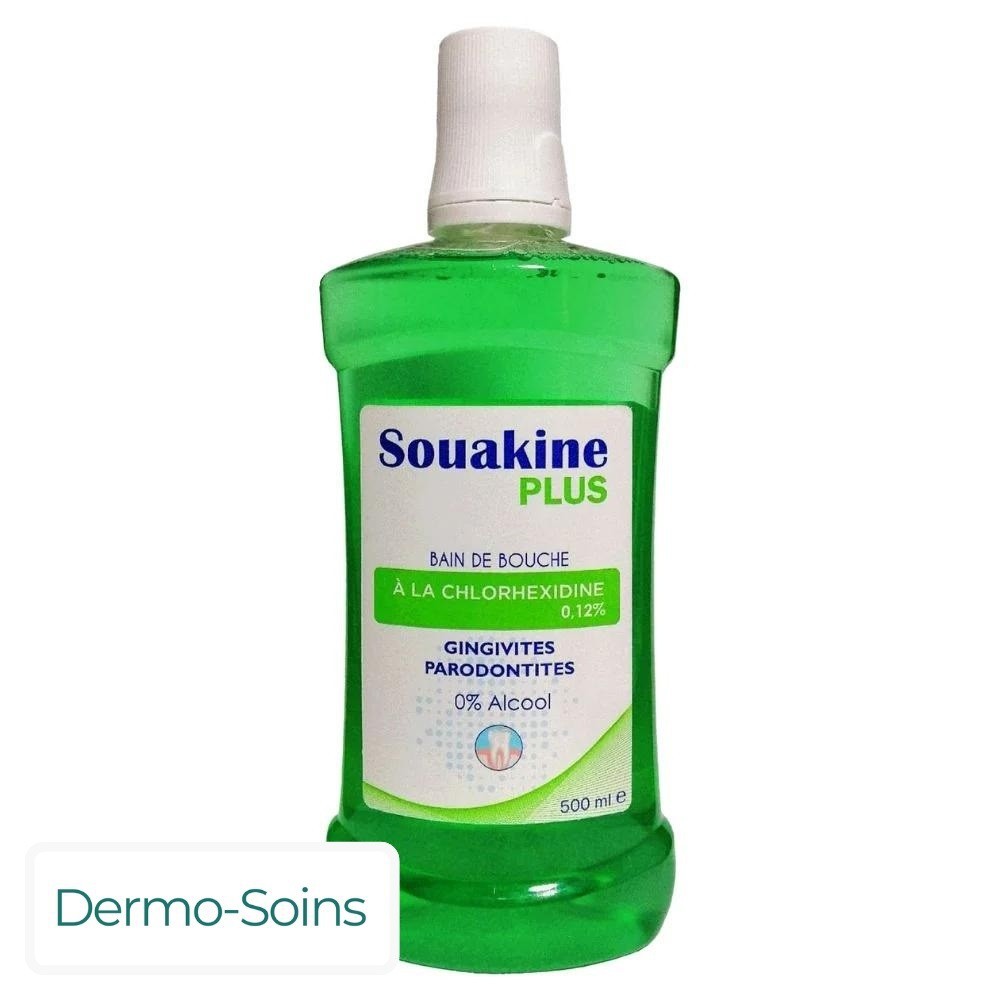 Dermo-Soins Souakine Bain de Bouche Plus Gingivites Parodontites – 500ml