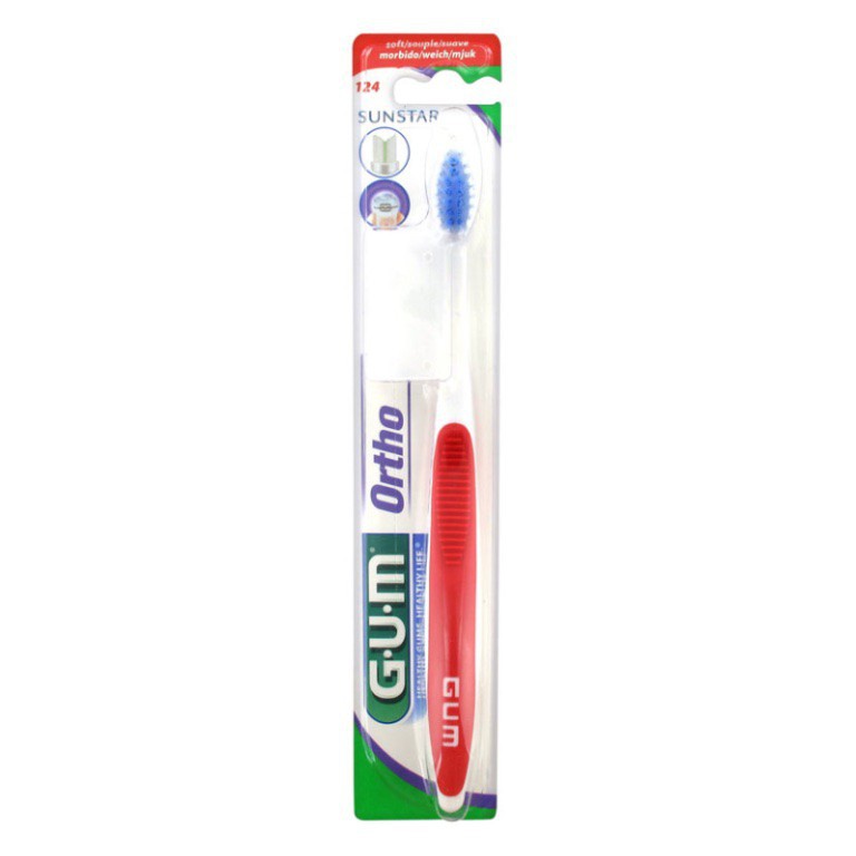 GUM ORTHO BROSSE A DENTS ORTHODONTIQUE 124