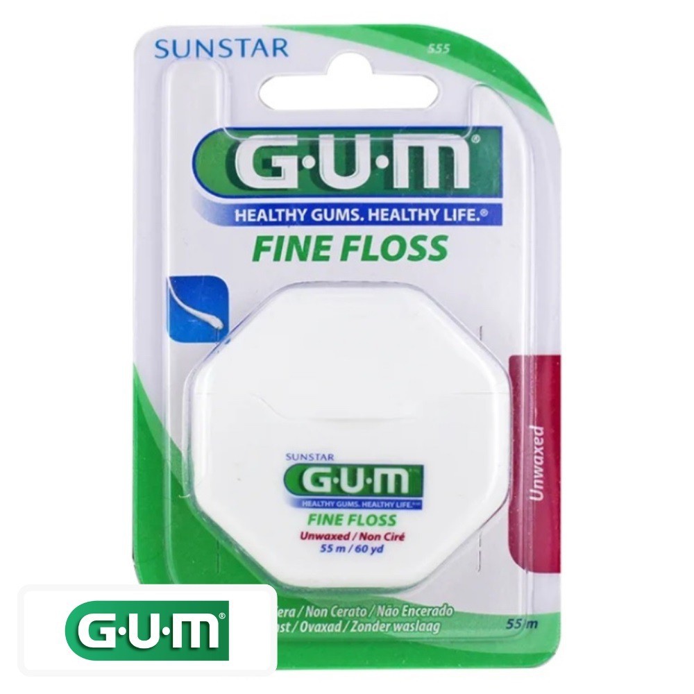 GUM FINE FLOSS FIL DENTAIRE 555