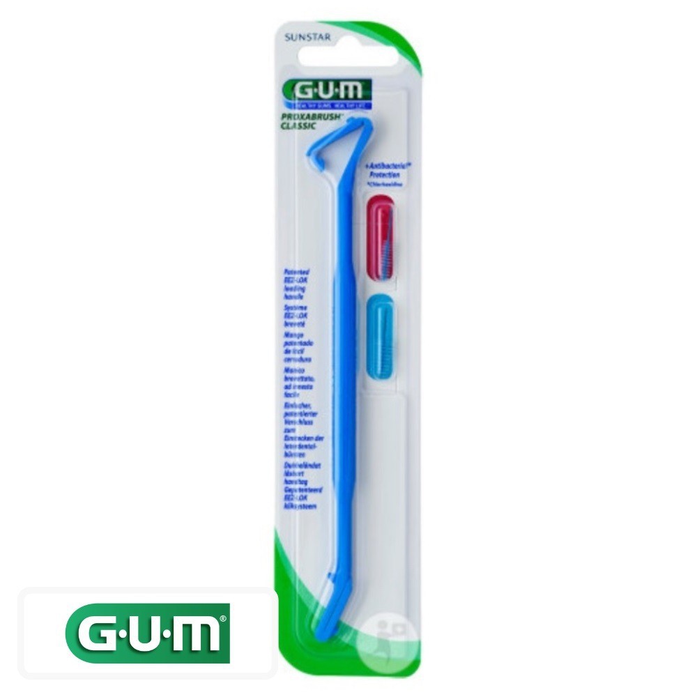 GUM PROXABRUSH CLASSIC KIT PORTE-BROSSETTES + 2 BROSSETTES 605