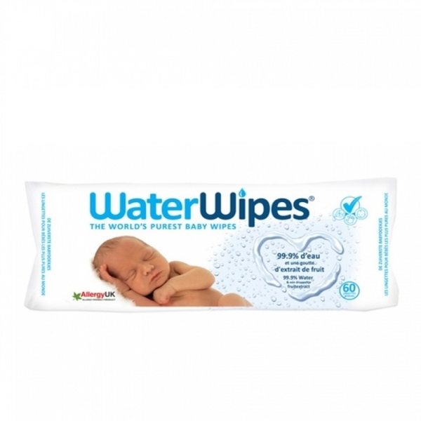 WATERWIPES Lingettes bébé 60 Pièces