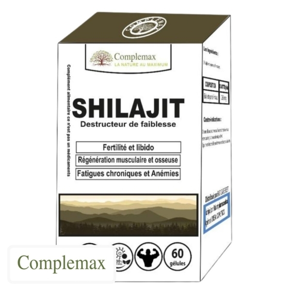 Complemax Shilajit – 60 Gélules