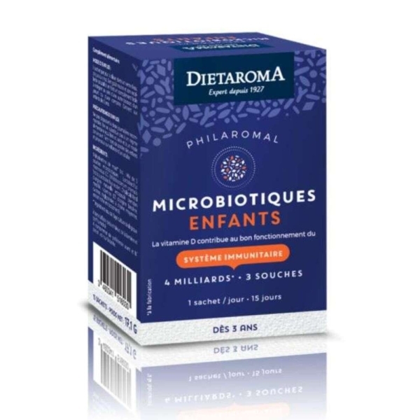 Dietaroma Philaromal Microbiotiques Enfants Système Immunitaire – 15 Sachets