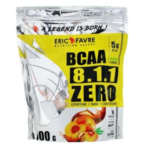 Eric Favre BCAA 8.1.1 Zéro Thé Pêche – 500g