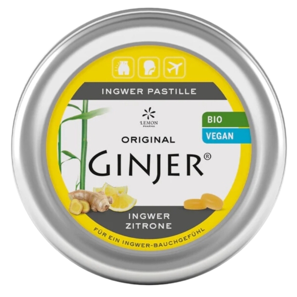 Ginjer Pastilles Gingembre & Citron – 40g