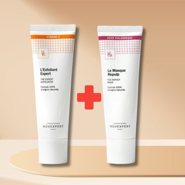 NOVEXPERT Duo Pack L’exfoliant expert = Le masque Repulp OFFERT